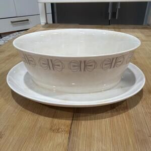 VTG Franciscan Merry Go Round Round Gravy Boat Vintage *